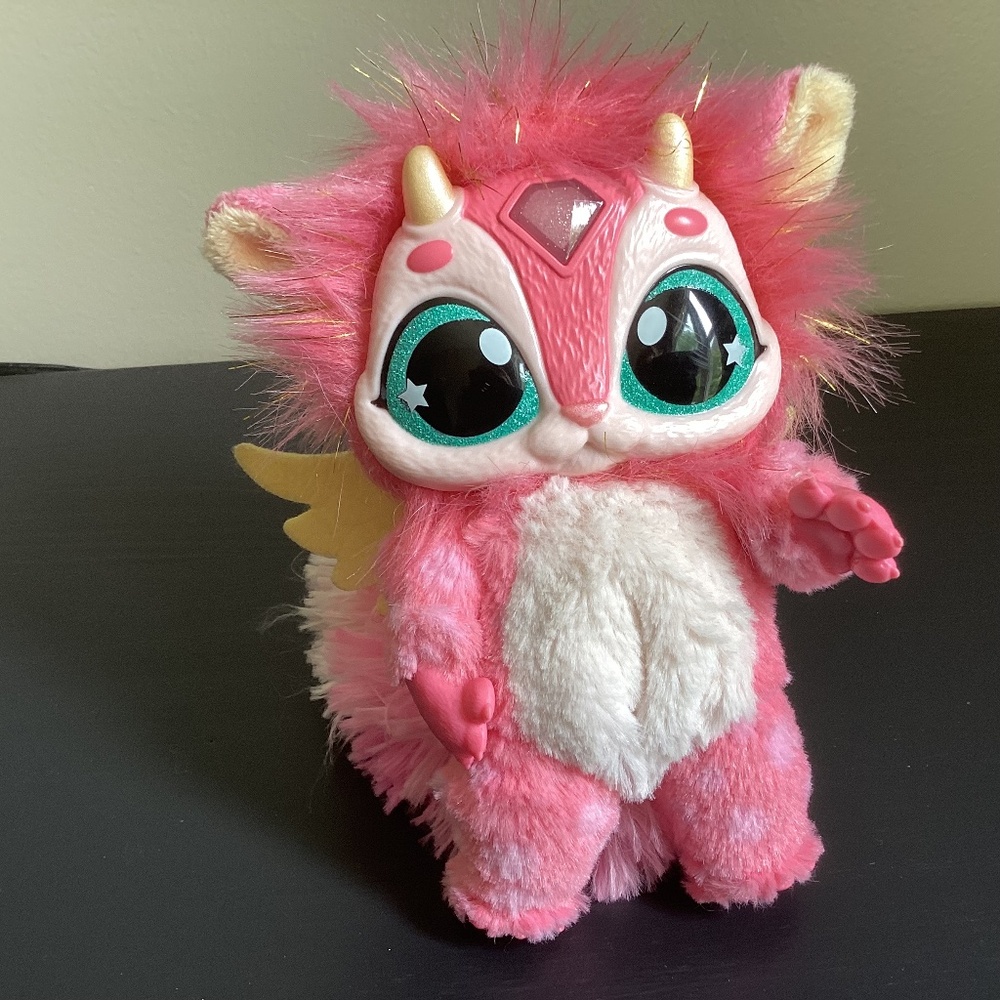 Magic Mixies Interactive Pink Mixie Plush Lights, tested works
